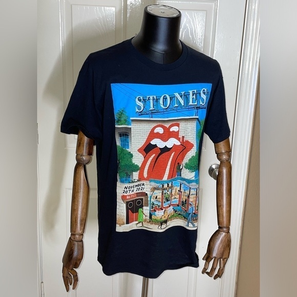 Rolling Stones Austin Texas Tour t shirt Size Large​​​​​​​​​​ - Picture 1 of 10
